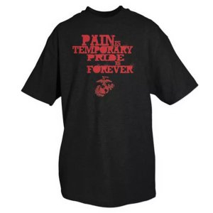 Fox 63-998 L Marines-pain T-shirt, Black - Large