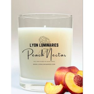 Lyon T-PEA-1 Peach Nectar Soy Blend Tumbler Candle