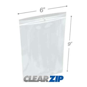 International CZ40609 Clearzip Lock Top Bags  6 X 9 4 Mil