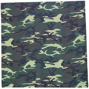 Fox 83-14 22 X 22 Bandanna 12 Pack - Woodland Camo