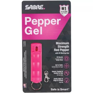 Fox 12-162 Sabre Red Pepper Gel 15 Grams Hard Case - Pink