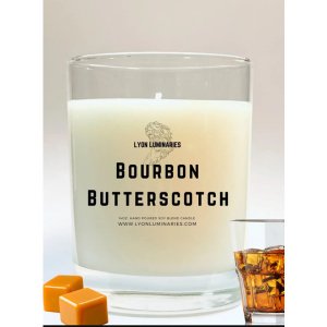 Lyon T-BB-1 Bourbon Butterscotch Soy Blend Tumbler Candle