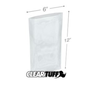 International PB60612 Flat Poly Bags  6 X 12 6 Mil