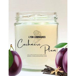 Lyon 9-CAP-1 Cashmere Plum Soy Blend Candle