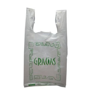 International MB-T-24G Gracias Carry Out Bags 0.65 Mil  11.5 X 6.5 X 2