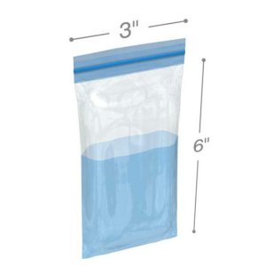 International CZLP30306 Leakproof Reclosable Zipper Bags  3 X 6