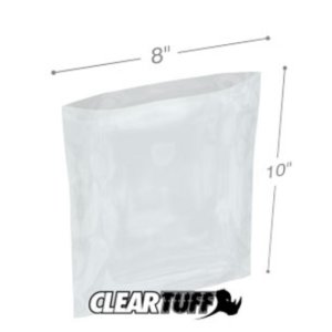 International PB30810 Flat Poly Bags  8 X 10 3 Mil