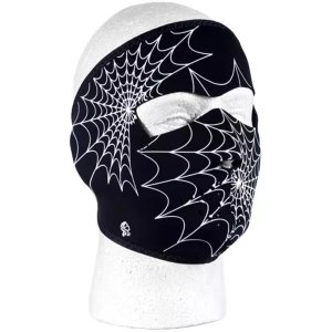 Fox 72-640 Neoprene Thermal Face Mask - Spider Web - Glow In The Dark