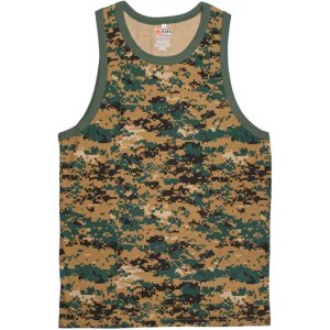 Fox 64-742 M Mens Tank Top Digital Woodland Medium