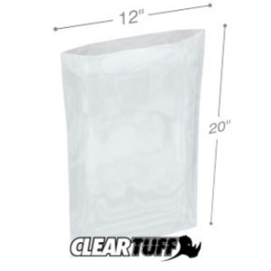 International PB41220 Flat Poly Bags  12 X 20 4 Mil