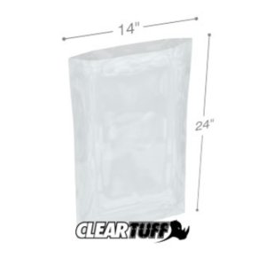 International PB41424 Flat Poly Bags  14 X 24 4 Mil