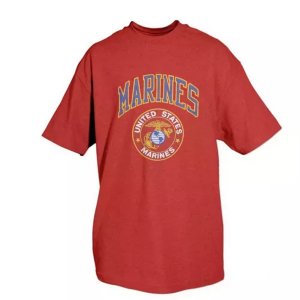 Fox 63-91 XXXL Marines T-shirt, Red 3xl