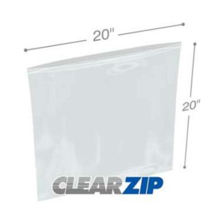 International CZ42020 Clearzip Lock Top Bags  20 X 20 4 Mil