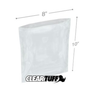 International PB20810 Flat Poly Bags  8 X 10 2 Mil