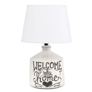 All LT1066-HME Simple Designs Welcome Home Rustic Ceramic Farmhouse Fo