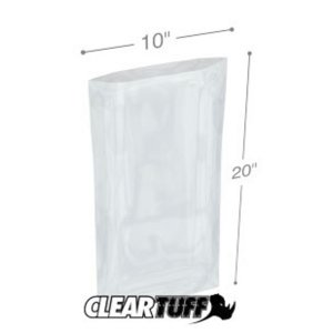 International PB41020 Flat Poly Bags  10 X 20 4 Mil