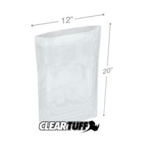 International PB31220 Flat Poly Bags  12 X 20 3 Mil