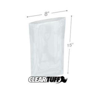 International PB20815 Flat Poly Bags  9 X 15 2 Mil