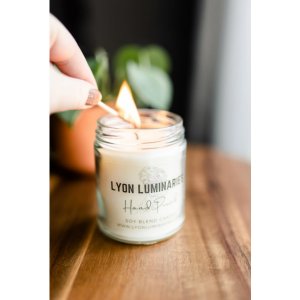 Lyon 9-EGY-1 Egyptian Amber Soy Blend Candle