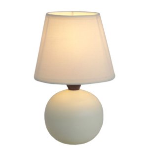 All LT2008-OFF Simple Designs  Mini Ceramic Globe Table Lamp