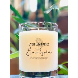 Lyon T-EUC-1 Eucalyptus Soy Blend Tumbler Candle