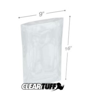 International PB40916 Flat Poly Bags  9 X 16 4 Mil