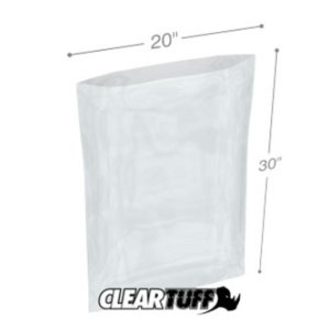 International PB22030 Flat Poly Bags  20 X 30 2 Mil