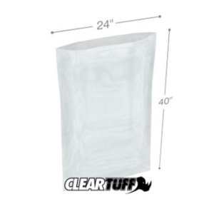 International PB22440 Flat Poly Bags  24 X 40 2 Mil