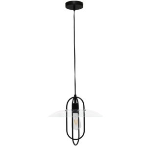 All LHP-3000-BK Lalia Home 1 Light Elongated Metal Pendant Light, Blac