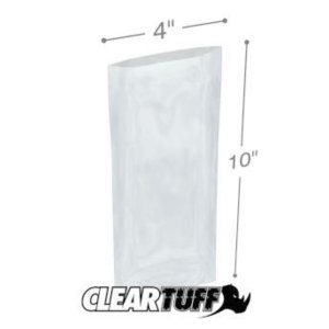 International PB20410 Flat Poly Bags  4 X 10 2 Mil