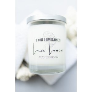 Lyon T-LL-1 Luxe Linen Soy Blend Tumbler Candle