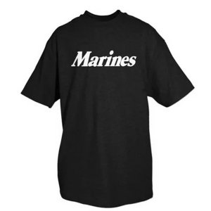 Fox 64-596 XXXL Marines T-shirt Black - 3xl