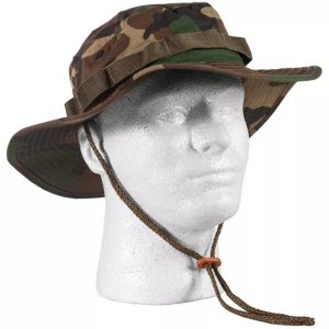 Fox 75-14 CAMO 07 1/4 Boonie Hat - Woodland Camo