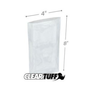 International PB10408 Mil Flat Poly Bags  4 X 8 1.25