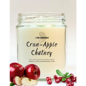 Lyon 9-CAC-1 Cran-apple Chutney Soy Blend Candle