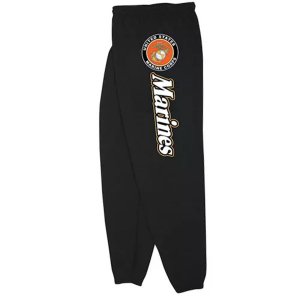 Fox 64-767 XXL Marines With Logo Mens Sweatpant Black - 2xl