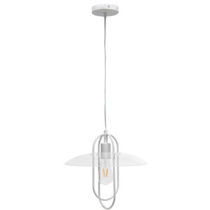 All LHP-3000-WH Lalia Home 1 Light Elongated Metal Pendant Light, Whit