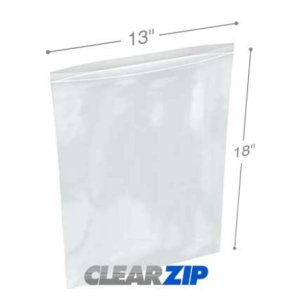 International CZ21318 Clearzip Lock Top Bags  13 X 18 2 Mil