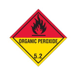 International HML411 D.o.t. Organic Peroxide Label For Hazardous Mater