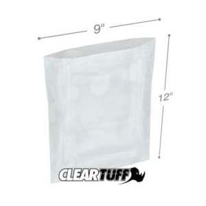 International PB00912 Flat Poly Bags  9 X 12 1 Mil