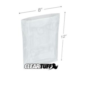 International PB60812 Flat Poly Bags  8 X 12 6 Mil