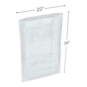 International PB22236 Flat Poly Bags  22 X 36 2 Mil