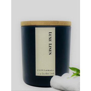 Lyon L-LL-1 Luxe Linen Luxury Soy Blend Candle