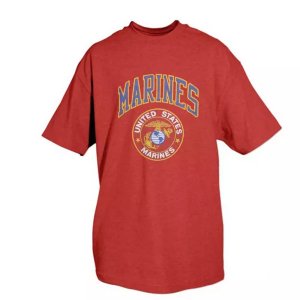 Fox 63-91 L Marines T-shirt, Red-large