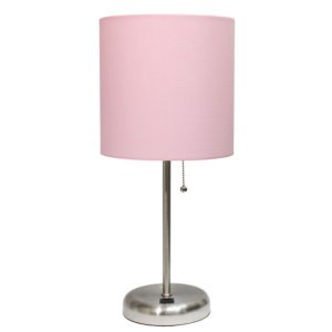 All LT2044-LPK Limelights Stick Lamp With Usb Charging Port And Fabric