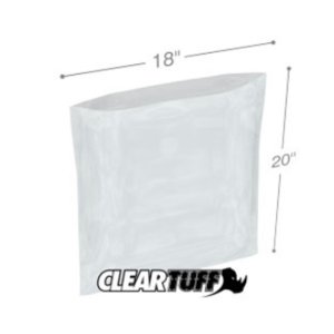 International PB41820 Flat Poly Bags  18 X 20 4 Mil