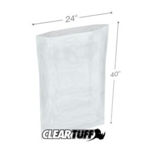 International PB42440 Flat Poly Bags  24 X 40 4 Mil