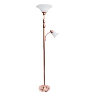 All LF2003-RGD Elegant Designs 2 Light Mother Daughter Floor Lamp With