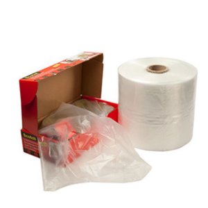 International GR1231740 Gusseted Poly Bags On Roll  23 X 17 X 40 1 Mil