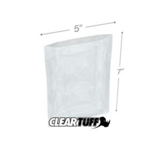 International PB40507 Flat Poly Bags  5 X 7 4 Mil